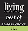 Living Magazine Reader's Choice Winner for 2021